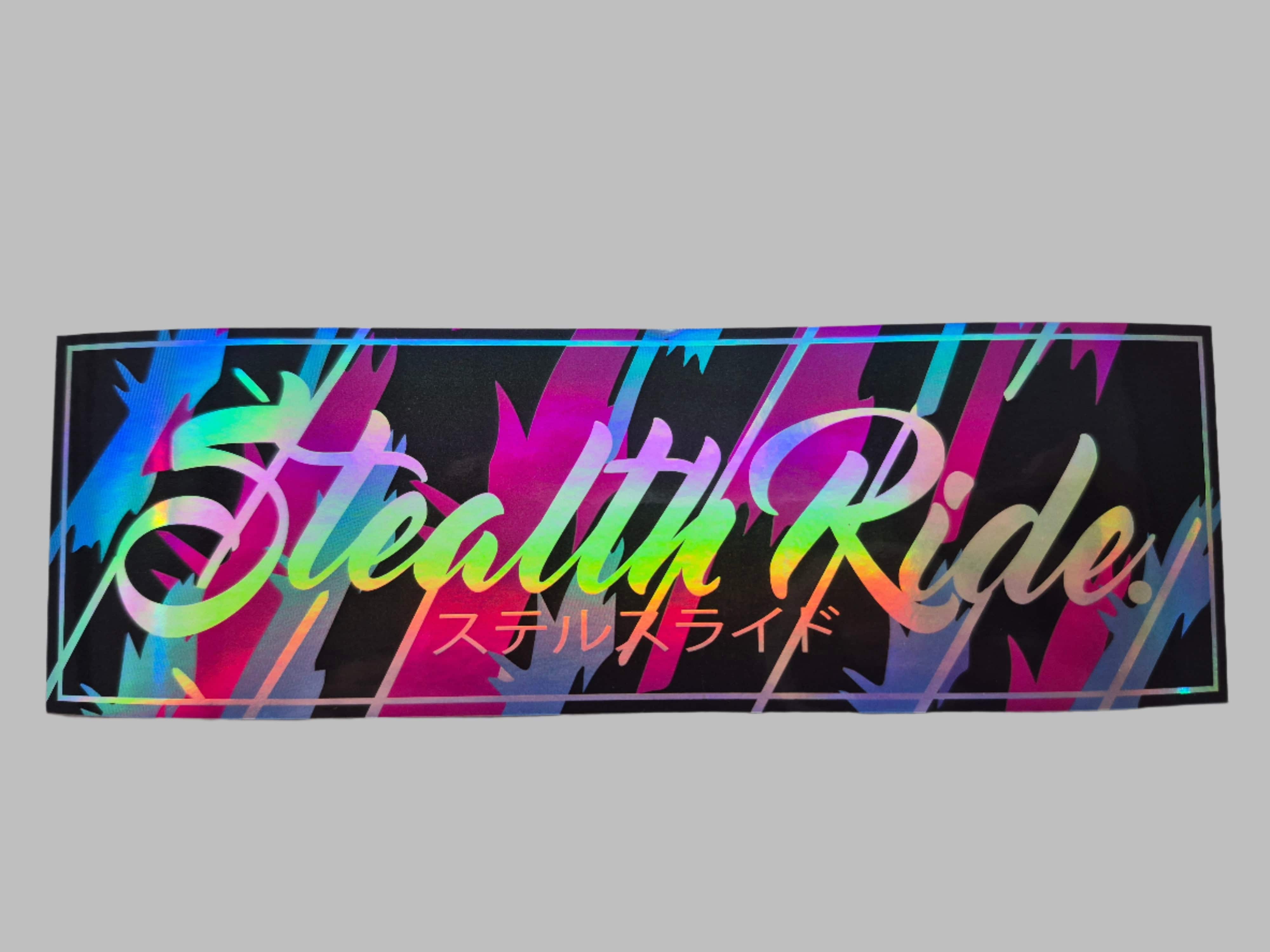 Stealth Ride Stickers SR Sticker - SR X HKS Style SR