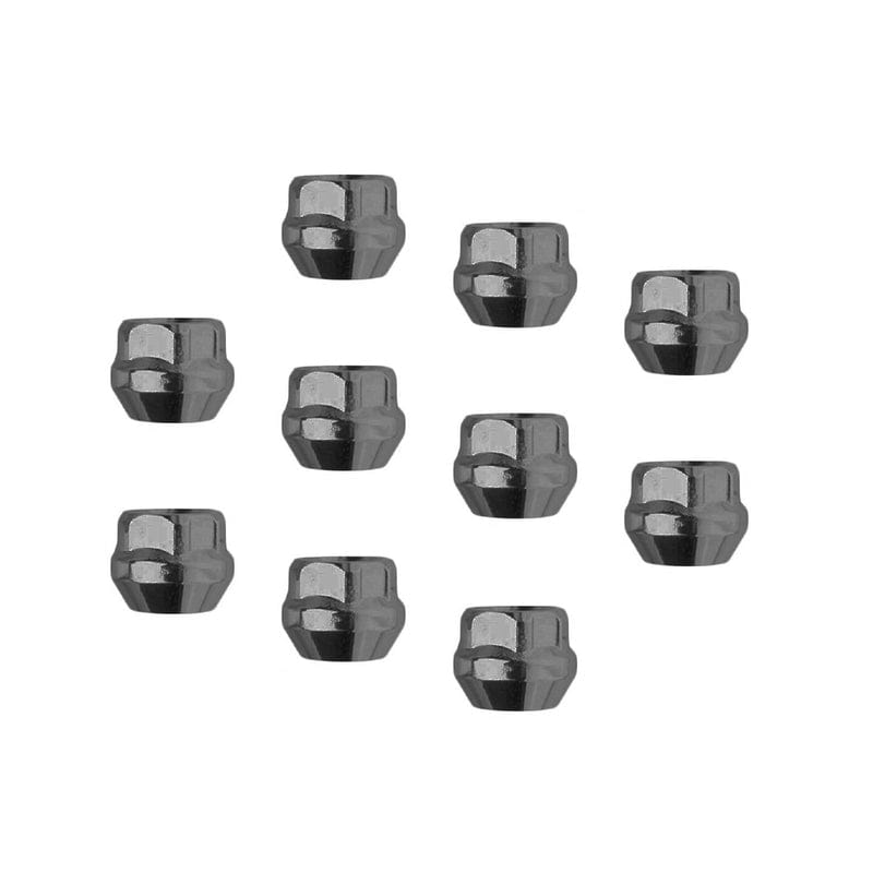 Street Pro Wheels Street Pro Wheel Lug Nut Kit, Black, Acorn Open End Bulge, Length 0.87, 12 x 1.25, Set of 10 Street Pro Wheel Lug Nut Kit, Black, Acorn Open End Bulge, Length 0.87, 12 x 1.25, Set of 10 SR