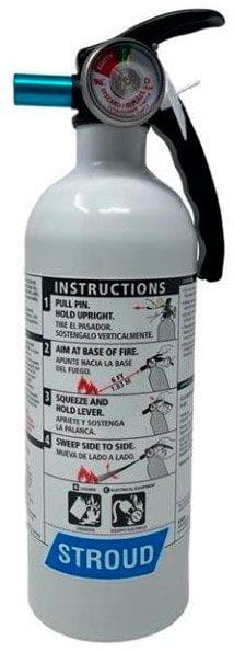 Stroud Stroud Stroud 2 lb. Lightweight Hand Held Fire Suppression Bottle (SS9100) SR