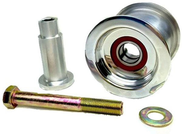 TBS 4" O.D x 3" Wide x 1-3/4" Length, Polished The Blower Shop Idler Puller Assembly B4100 SR