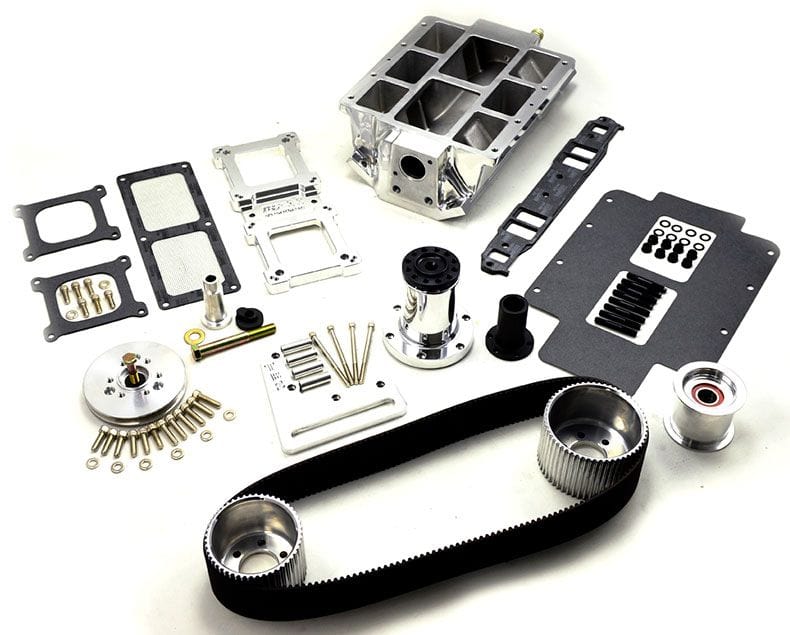 TBS Suit SB Chev, 1V Accessory, Polished The Blower Shop 6-71 Blower Drive Kit B2610 SR