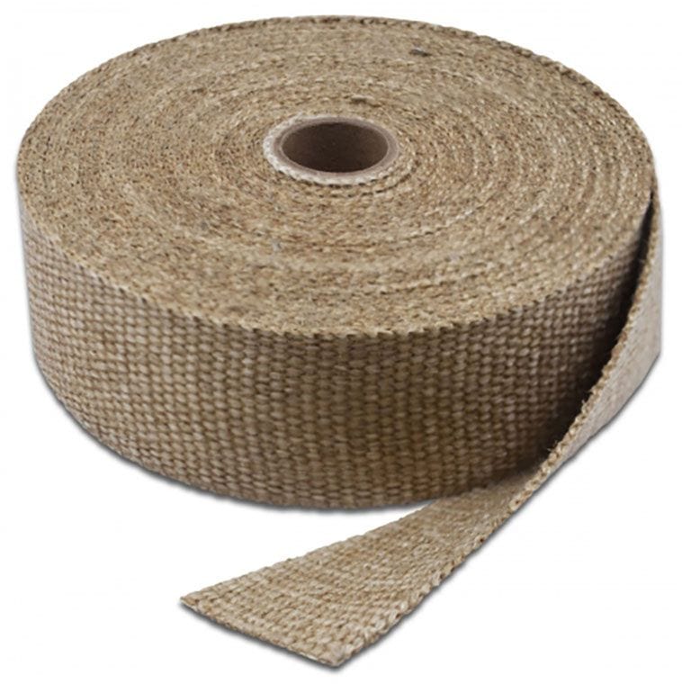THERMOTEC 2" Wide. 50ft. Roll Thermo Tec Exhaust Insulating Wrap - Natural TT11002 SR