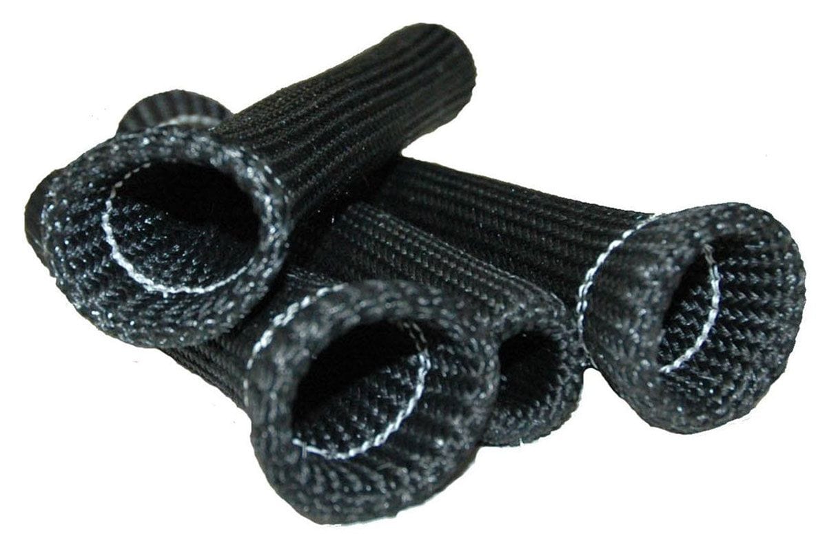 THERMOTEC 6 Pack Thermo Tec Cool-It Spark Plug & Lead Sleeve Kit - Black TT14272 SR