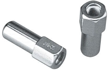 TOPLINE 1/2" Thread, 1.38" Shank, Open End (Each) Topline XL Mag Wheel Nuts - 13/16" Hex TLC8854-0-1 SR