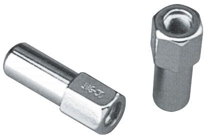 TOPLINE 1/2" Thread, 1.38" Shank, Open End (Set Of 4) Topline XL Mag Wheel Nuts - 13/16" Hex TLC8854-0-4 SR