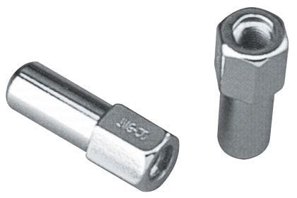 TOPLINE 7/16" Thread, 1.38" Shank, Open End (Set Of 4) Topline XL Mag Wheel Nuts - 13/16" Hex TLC8852-0-4 SR
