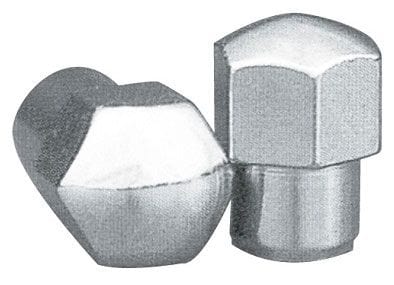 TOPLINE 7/16" Thread, Closed End (Set Of 4) Topline Short Mag Wheel Nuts - 13/16" Hex TLC4002-4 SR