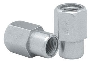 TOPLINE 7/16" Thread, Open End (Set Of 4) Topline Short Mag Wheel Nuts - 13/16" Hex TLC4002-0-4 SR