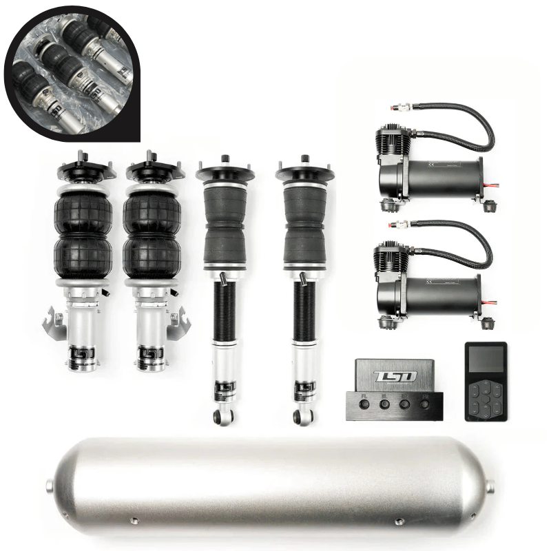TSD Performance Air Suspension 5 Gallon (19 Litre) / Silver (Raw Alloy) / Air Freight - Please allow 2 weeks for manufacture. VW Passat lingyu 05-11 B5 Air Suspension - TSD Performance SR