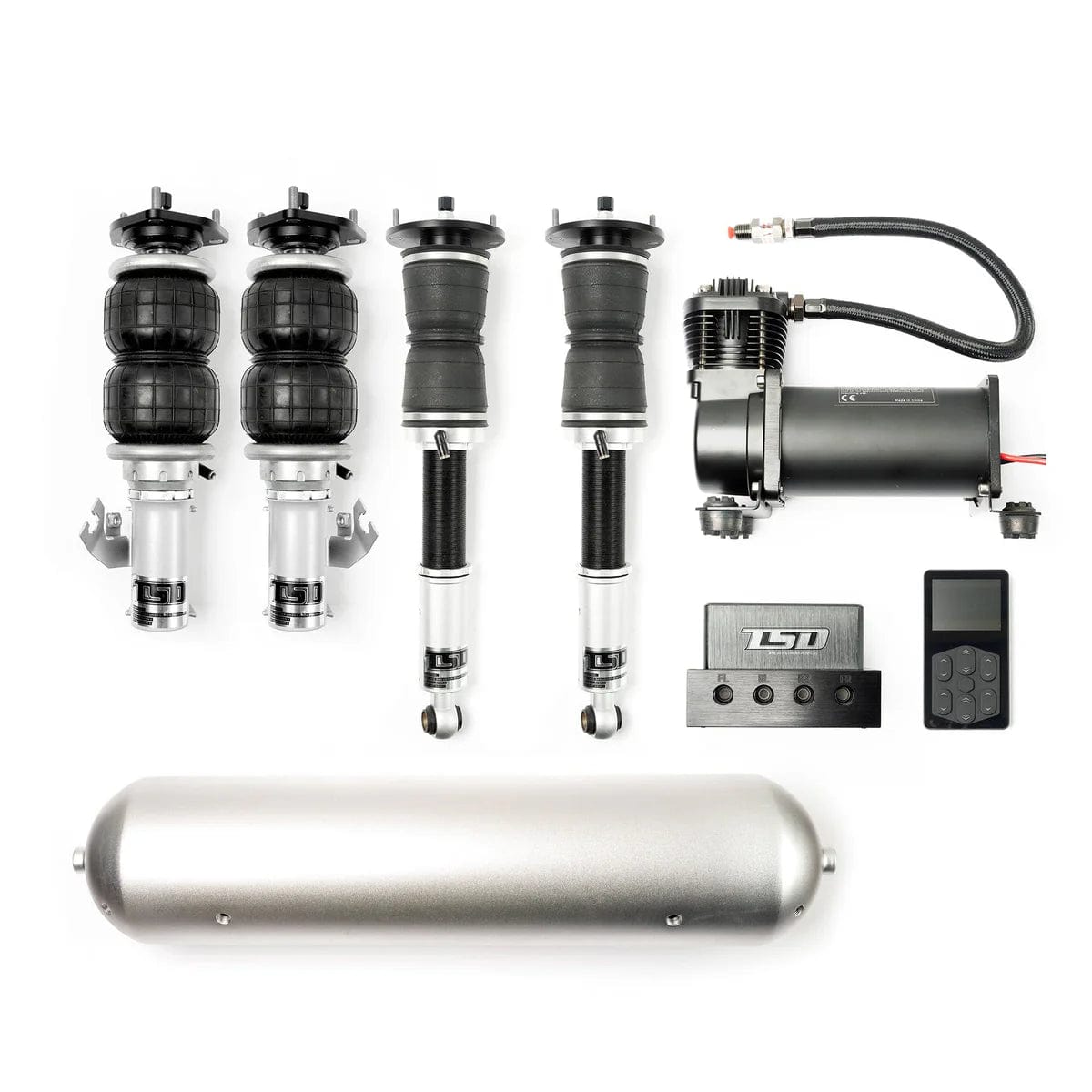 TSD Performance Air Suspension 5 Gallon (19 Litre) / Silver (Raw Alloy) / IN STOCK READY TO SHIP FROM WELLINGTON CLEARANCE - Nissan GT-R R35 07+ R35 Air Suspension - TSD Performance SR