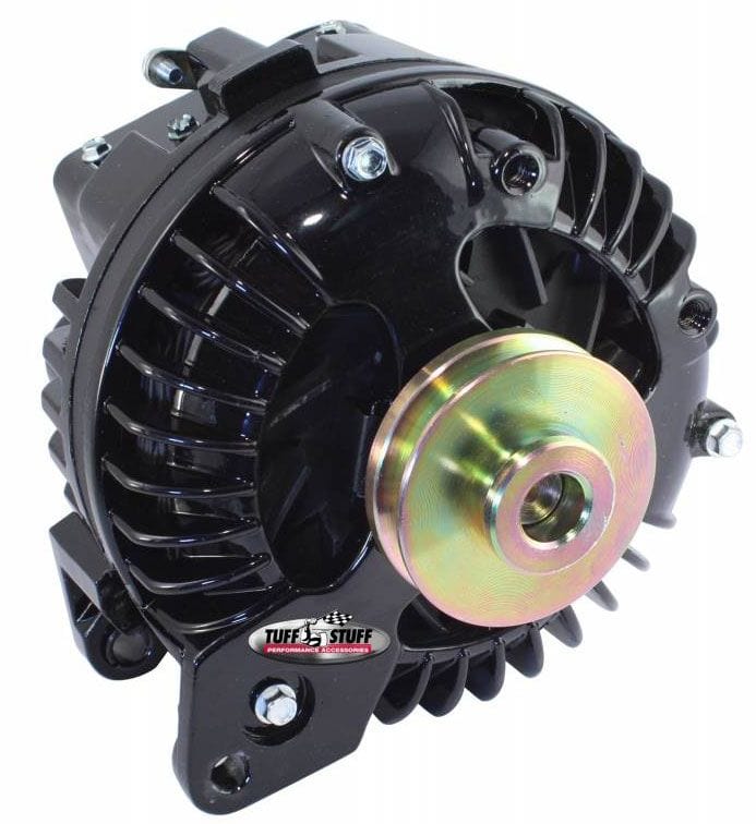 TUFFSTUFF 100 AMP, 1 Wire, Internal Regulator, Single V Groove Pulley Tuffstuff Black Chrysler Alternator TUF8509RESP SR