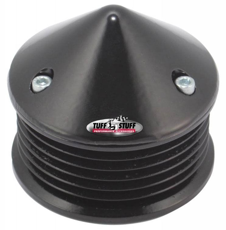 TUFFSTUFF 6-Groove Serpentine Tuffstuff Black Bullet Nose Alternator Pulley TUF7653C SR