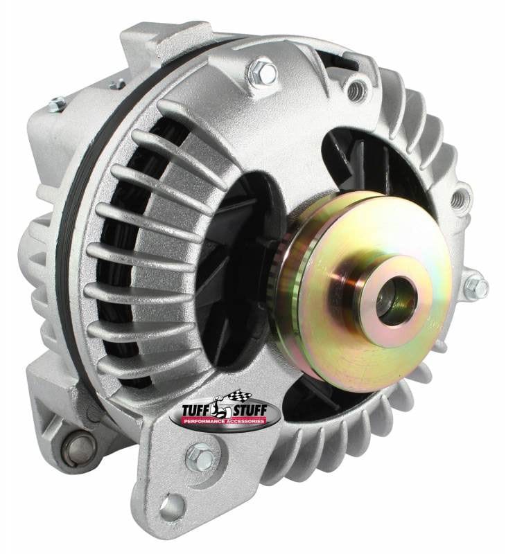 TUFFSTUFF 60 AMP, OEM Wire, External Regulator, Single V Groove Pulley Tuffstuff Natural Cast Chrysler Alternator TUF8509SP SR