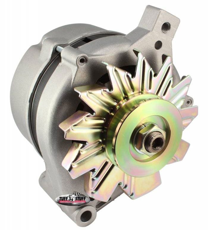 TUFFSTUFF 70 AMP, OEM Wire, External Regulator, Single V Groove Pulley Tuffstuff Natural Cast Ford Alternator TUF7078 SR