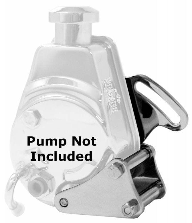 TUFFSTUFF Suit BB Chev With Long Pump, L/H Lower mount Tuffstuff Saginaw Power Steer Pump Bracket - Chrome TUF6507A SR