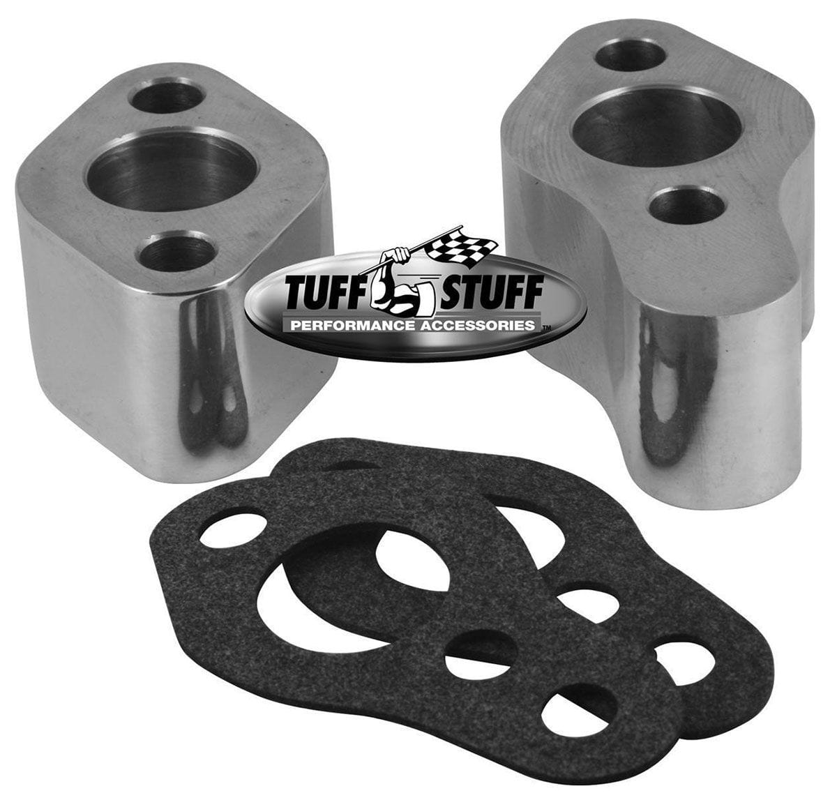 TUFFSTUFF Tuffstuff Chromed Aluminium Water Pump Spacers TUF2254A SR