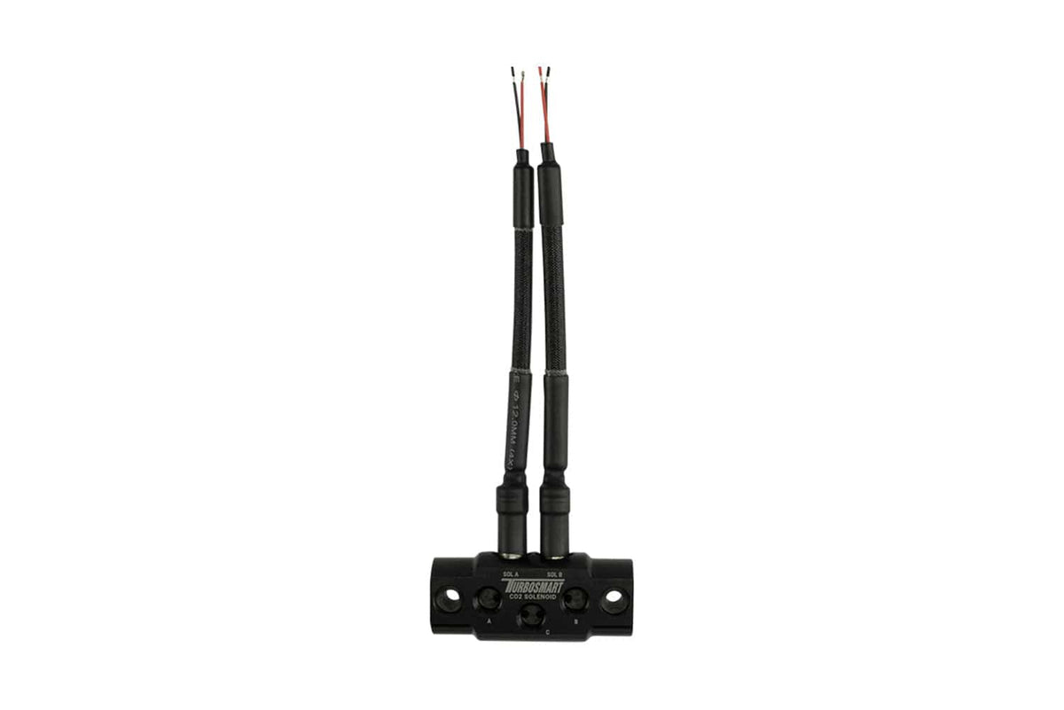 Turbosmart Boost Reference Adapters Turbosmart Compressed Gas Solenoid Manifold Block - Black (TS-0704-1501) SR