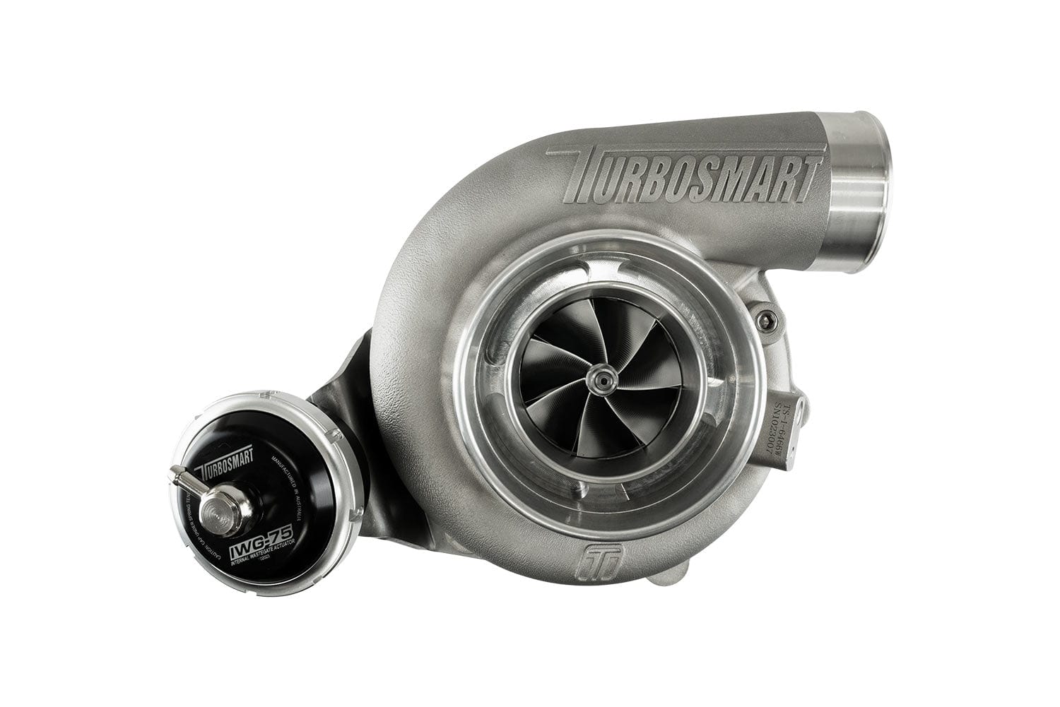 TURBOSMART TURBOCHARGERS & ACCESSORIES Turbosmart TS-2 Performance Turbocharger (Water Cooled) 6466 V-Band 0.82AR Internally Wastegated SR