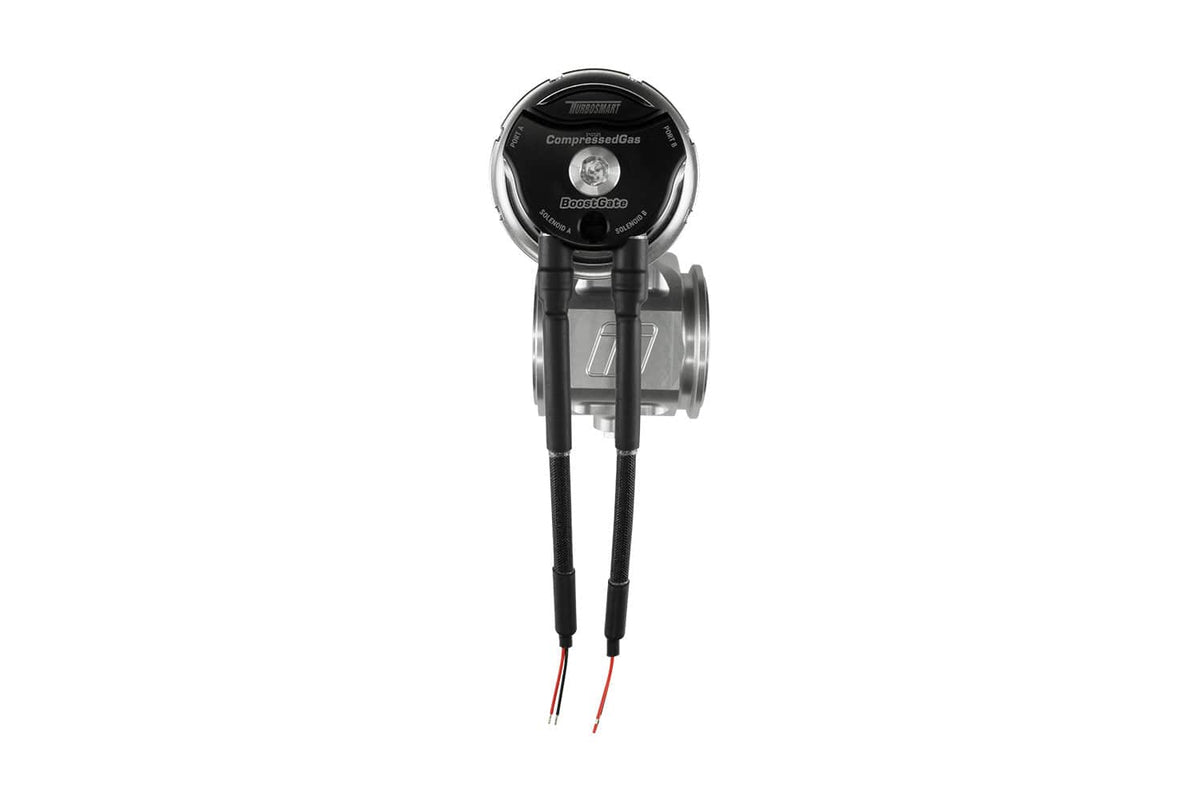 Turbosmart Wastegates & Actuators Turbosmart Compressed Gas BoostGate50 7PSI Black - Inbuilt Solenoids (Control In Cap CO2 Boost Control) (TS-0265-1252) SR