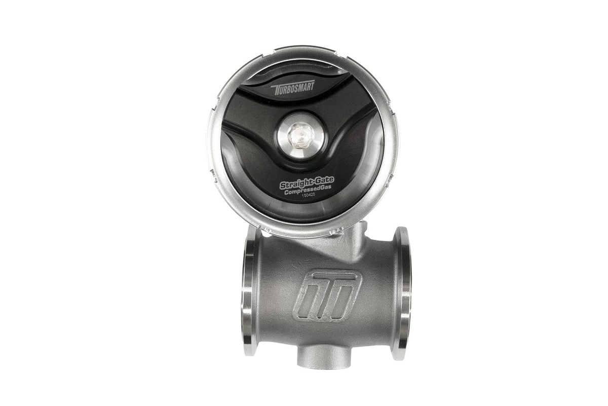 Turbosmart Wastegates & Actuators Turbosmart Compressed Gas (CO2) StraightGate40 - 7PSI Black (Suits CO2 Boost Control) (TS-0563-1242) SR