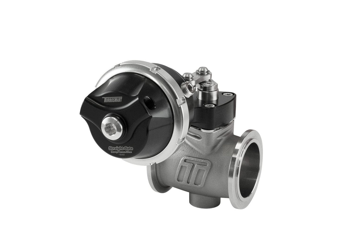 Turbosmart Wastegates & Actuators Turbosmart Compressed Gas (CO2) StraightGate40 - 7PSI Black (Suits CO2 Boost Control) (TS-0563-1242) SR