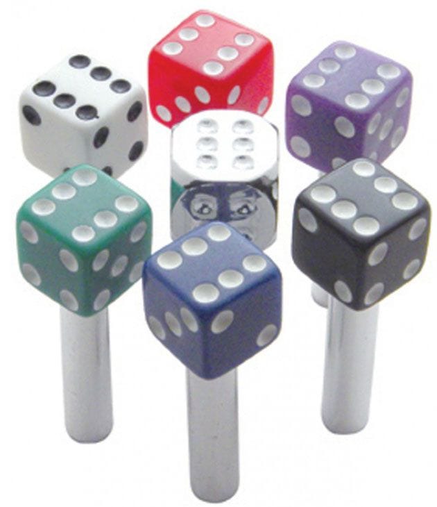 UPI Black With White Dots (Pair) UPI Reproductions Dice Door Lock Knob UP70042 SR