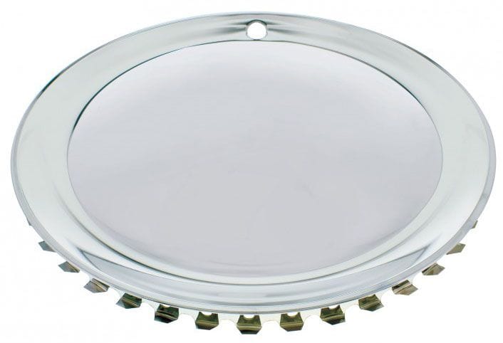 UPI Reproductions Chrome Baby Moon Wheel Covers UPBHC01-15