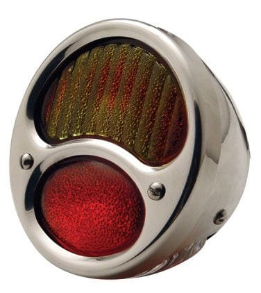 UPI Suit 1928-31 Ford With Red/Amber Lens UPI Reproductions S/S L/H Rear Tail Light Assembly UPA1001-12VL SR