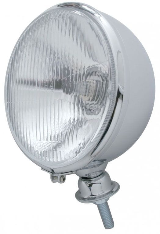 UPI With H4 Globes (Pair) UPI Reproductions Chrome 7" KINGBEE Headlight Assembly UPA5023 SR