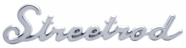 UPI With Studs & Clips UPI Reproductions Chrome Streetrod Script Emblem UPA6202 SR