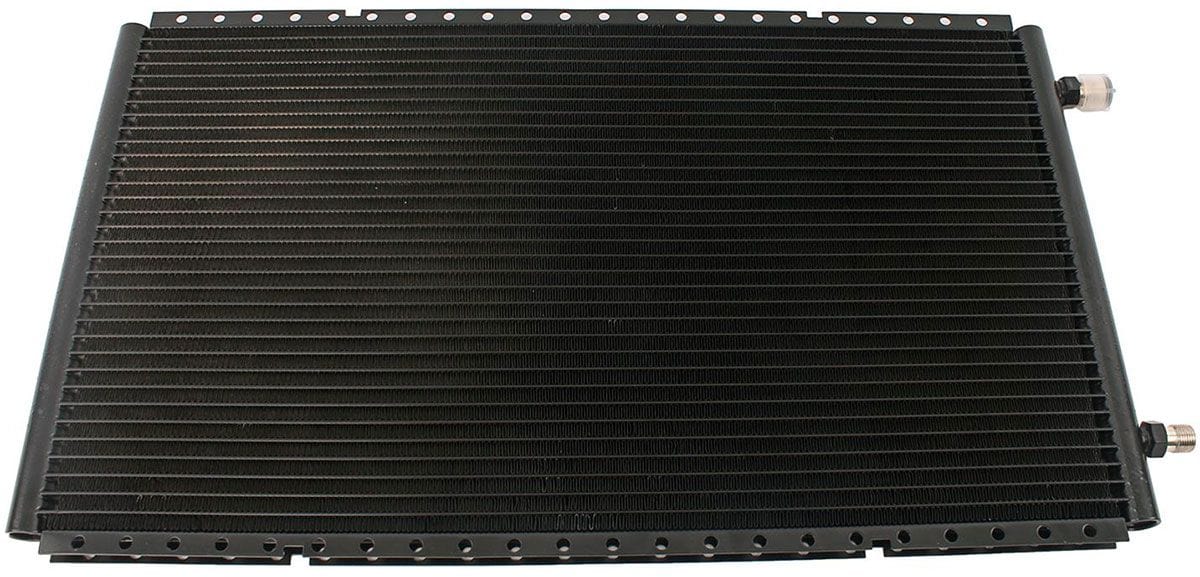 VINTAGEAIR 14" Tall x 24" Wide x .83" Thick, -8 Top, -6 Bottom Vintage Air Vintage Air Condenser With Brackets VA03263-VUC SR