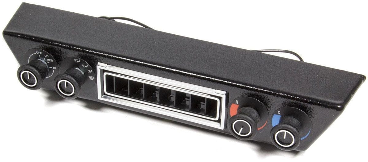 VINTAGEAIR For Gen II Systems With Servo Heater Valve Vintage Air Vintage Air Gen II 4 Knob Under Dash Pod With Louvre VA49205-RHA SR