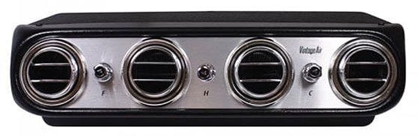 VINTAGEAIR Vintage Air Heritage Heat & Cool, Under Dash Brushed Aluminium Face VA674013 SR