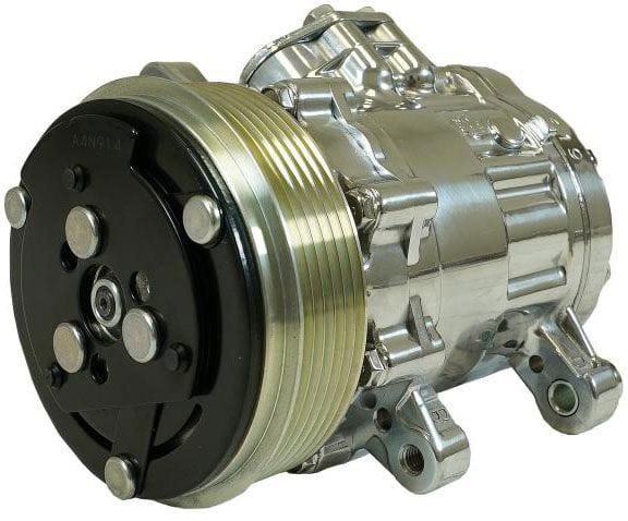 VINTAGEAIR Vintage Air SD7 6-Grove A/C Compressor Serpentine Pulley, Polished VA04670-MTQ SR