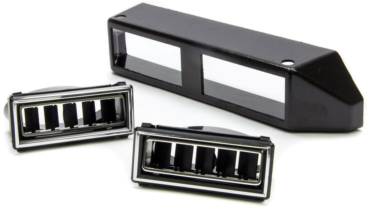 VINTAGEAIR Vintage Air Vintage Air Double Louvre Assembly 11.375" x 2.5" For 2.5" hose VA63016-VUL SR