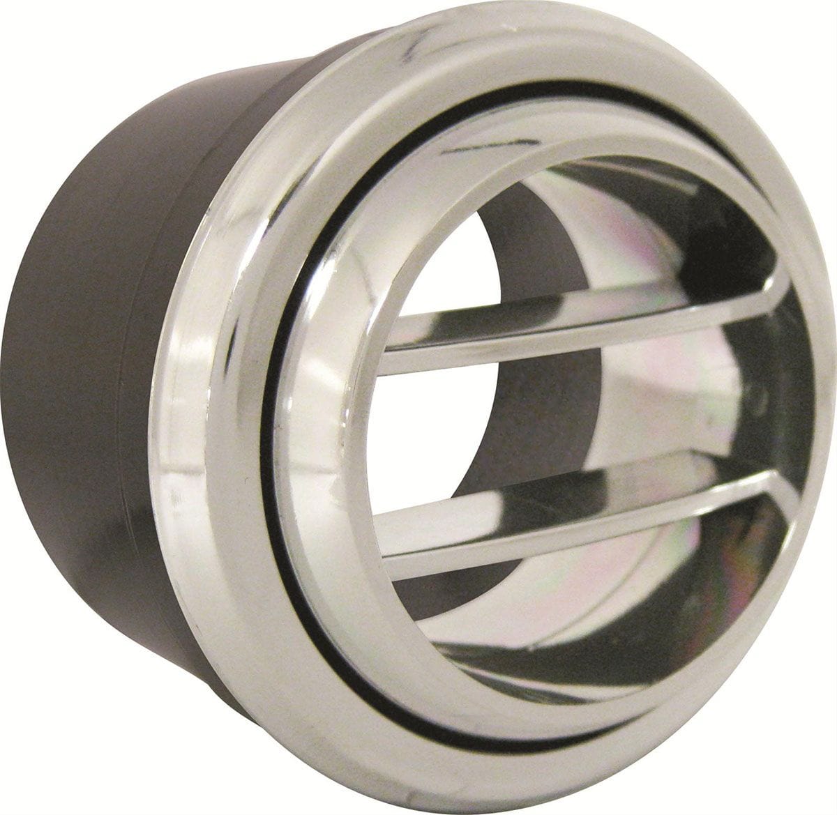 VINTAGEAIR Vintage Air Vintage Air Double Vane Louvre Chrome. For 2.5" Hose VA490535 SR