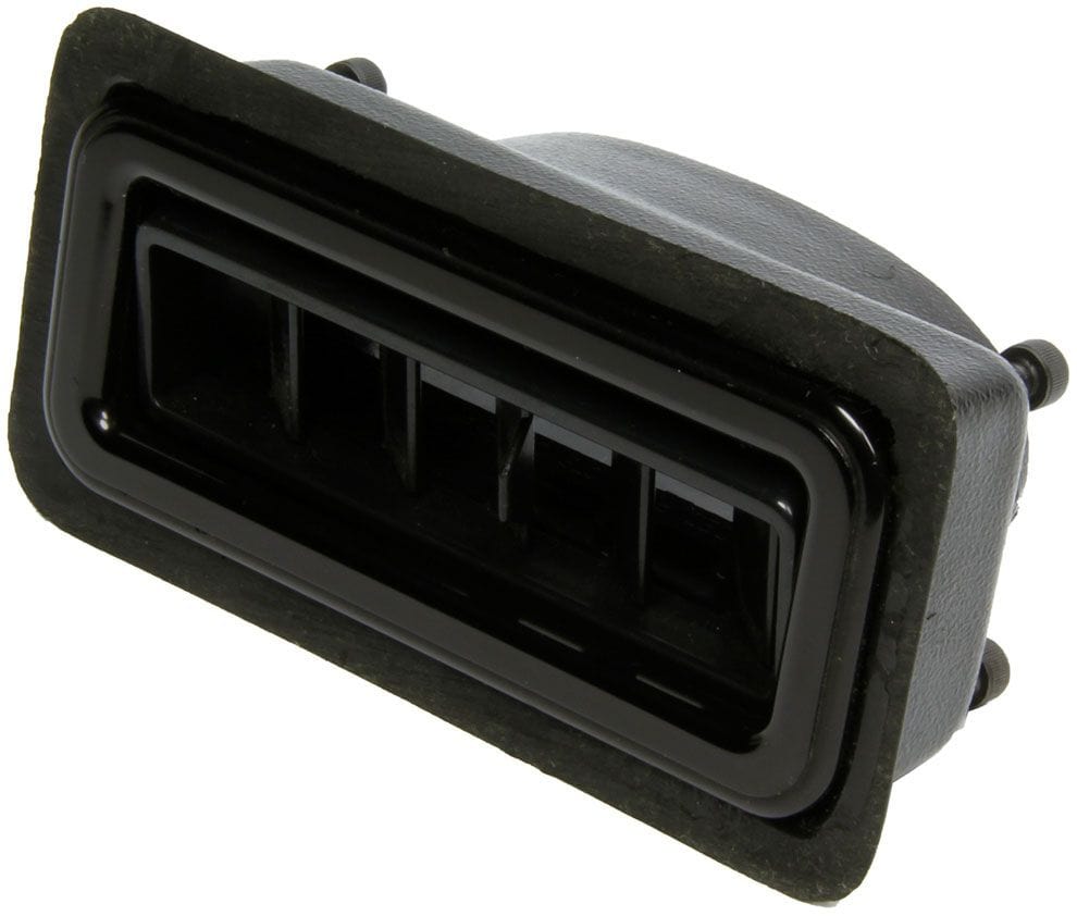 VINTAGEAIR Vintage Air Vintage Air Streamline Louvre Black Anodised Trim With Black Vanes size 4.875" x SR