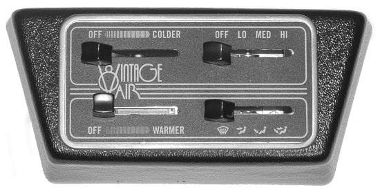 VINTAGEAIR Vintage Air Vintage Air Under dash Pod VA47211-SHA SR