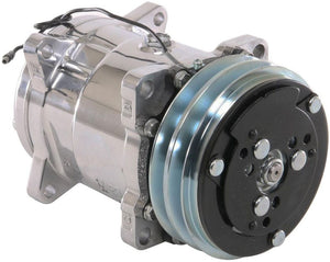 Vintage Air SD508 A/C Compressor Double V-Groove Pulley, Rear ExitPolsihed VA047001-SUQ