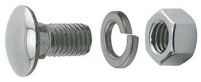 VINTIQUE Stainless Steel, No hole for wire, each Vintique Vintique Inc Headlight Bar Bolt Ford 1933-34 VI40-13119-SSNH SR