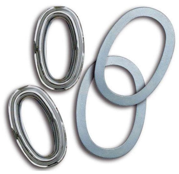 VINTIQUE Suit 1932 Ford Roadster & Phaeton (Pair) Vintique Chrome Door Handle Escutcheons VIB-46270-AS SR