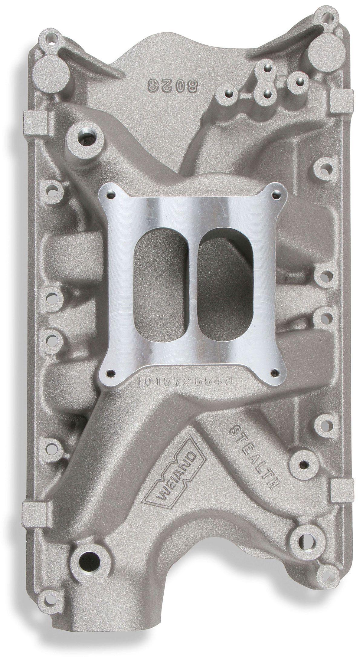 Weiand 351 Windsor, Satin Finish Weiand Weiand SB Ford Stealth Intake Manifold WM8023 SR