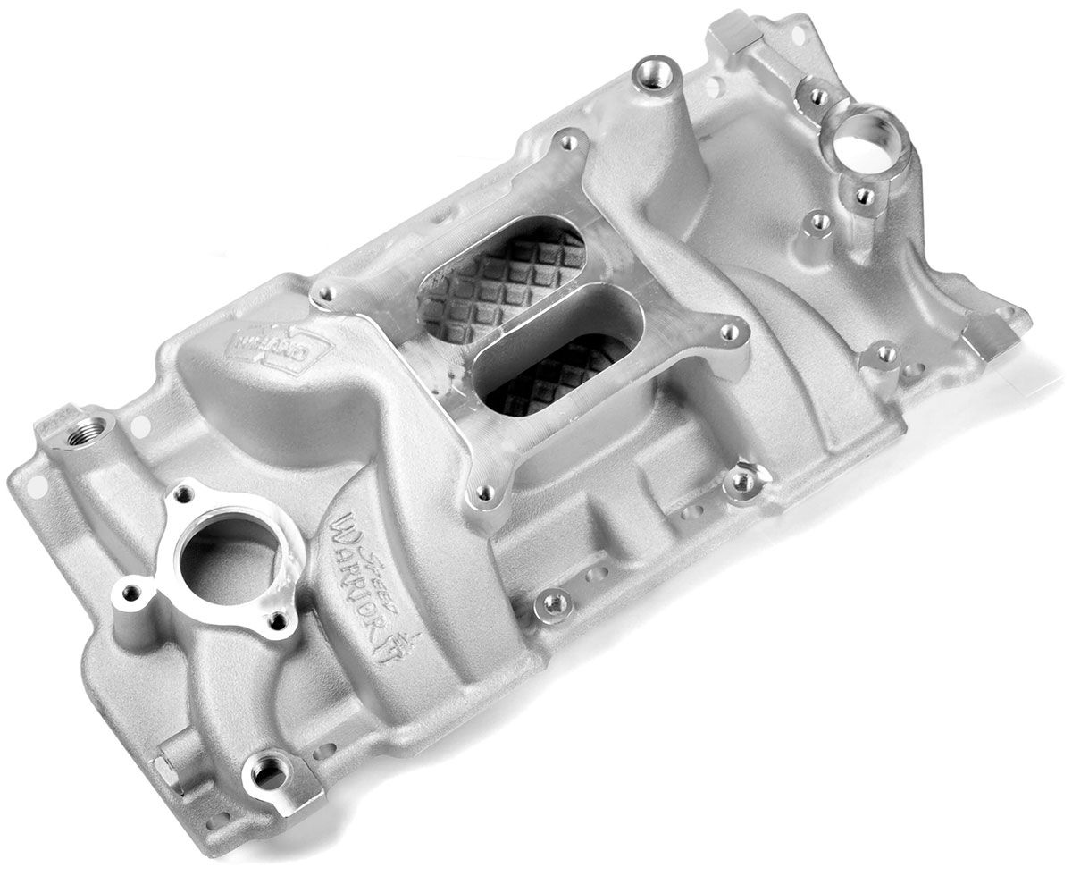 Weiand Non/EGR 262ci-400ci, 1955-1986 Cylinder Heads, Satin Finish Weiand Weiand SB Chev Speed Warrior Intake Manifold WM8150 SR