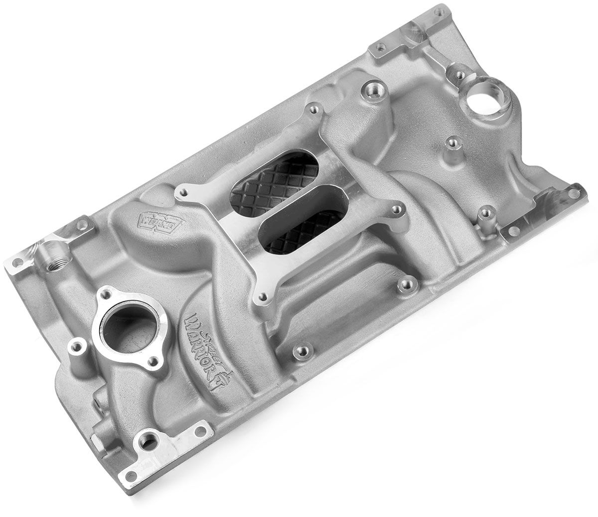 WEIAND Non/EGR 262ci-400ci, with Vortec (L31) Cylinder Heads, Satin Finish Weiand Weiand SB Chev Street Warrior Intake Manifold WM8121 SR