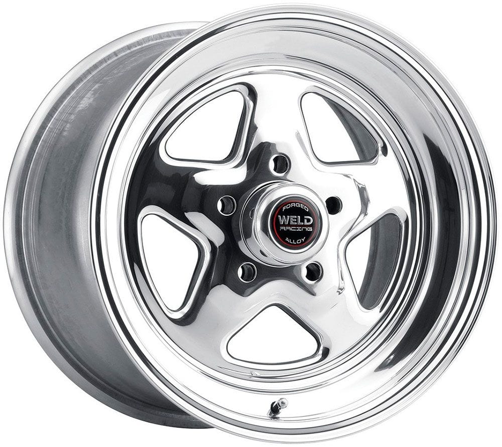 WELD 5 x 4.5" Bolt Circle with 3.5" Backspace Weld Racing ProStar 15" x 10" Wheel - Polished Finish WE96-510206 SR