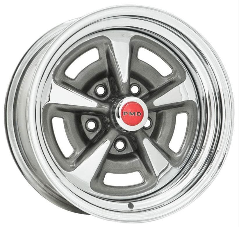 Wheel Vintiques 4-3/4" Bolt Circle With 4" Back Space Wheel Vintiques Chrome Pontiac Rallye II Rim 15 x 8" WV60-583404-C SR