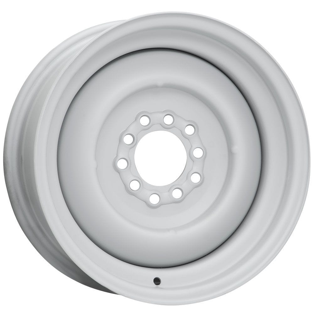 WHEELVINT 4-1/2 & 4-3/4" Bolt Circle With 3-1/4" Back Space Wheel Vintiques Solid Steel Rim 15 x 5" - Grey Primer Finish WV20-5512314 SR