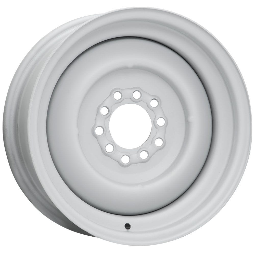 WHEELVINT 4-1/2 & 4-3/4" Bolt Circle With 4-1/2" Back Space Wheel Vintiques Solid Steel Rim 15 x 8" - Grey Primer Finish WV20-5812042 SR