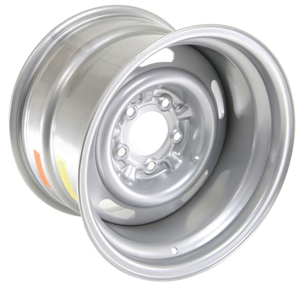 WHEELVINT 5 x 4.75" Bolt Cirle with 5" Backspace Wheel Vintiques 15 x 10" Corvette Rallye Silver Steel Wheel WV30-503405 SR