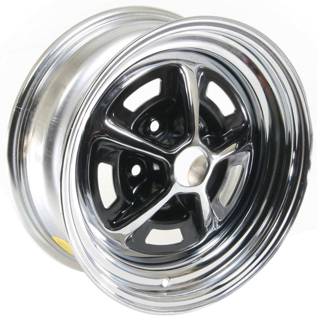 WHEELVINT 5X4.5BC 4BS CHROME MUSTANG Wheel Vintiques 15X6 54 SERIES MAGNUM 500 EA WV54-561204 SR